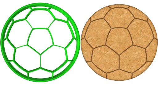 Formička Vykrajovačka na perníčky ŠPORTOVÝ FUTBAL 8cm