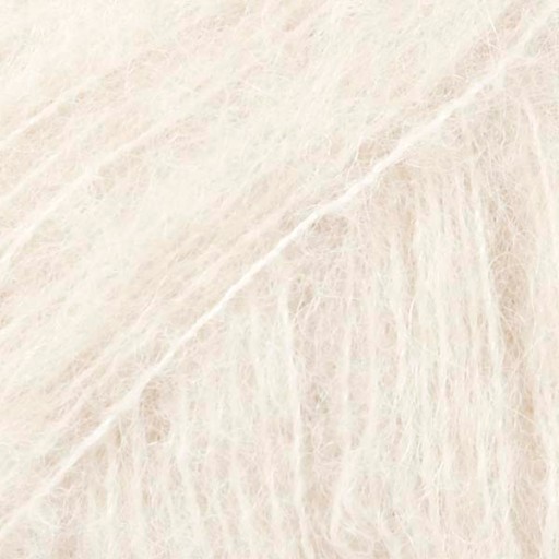 Drops Brushed Alpaca Silk 01 Off White priadza