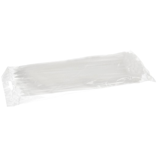 Sťahovacie pásky 4,6x250mm Biele 100 ks