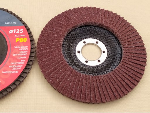 KLAPKOVÝ DISK KLAPOVÝ BRÚSNY KOTOÚČ 125 mm P80