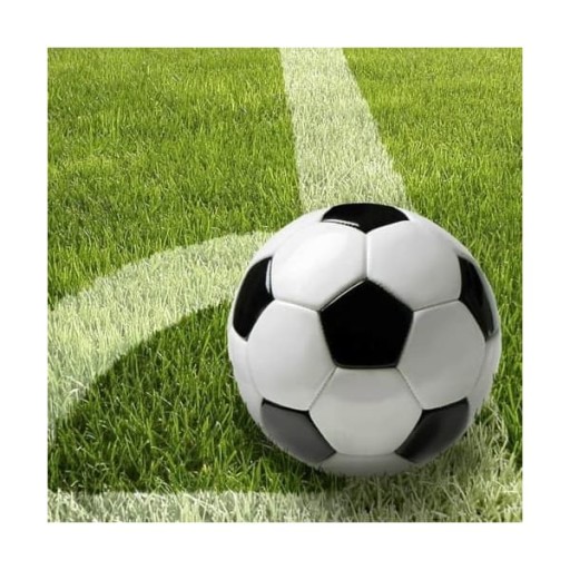 3-vrstvové 1/4-násobné obrúsky 33x33cm Futbal