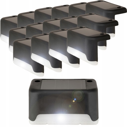 SOLÁRNE ZÁHRADNÉ SCHODISKO LED PRE TERASU VODOTĚSNÉ 4KS