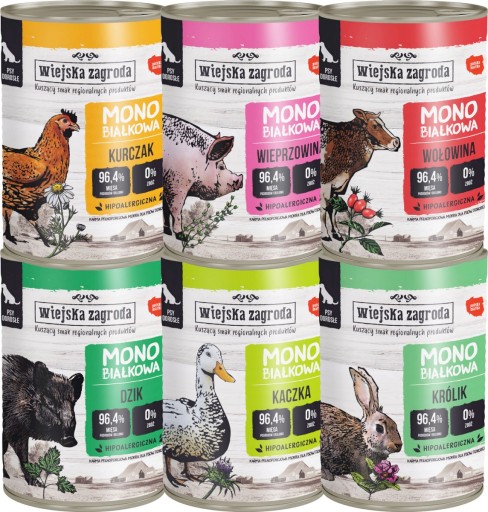 COUNTRY FARM Pes Monoproteínová kačica 400g