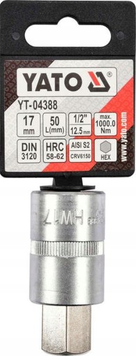 ZÁMOK ZÁMKOVÝ KĽÚČ L55MM ŠESTIHRANNÝ 1/2'' 17MM
