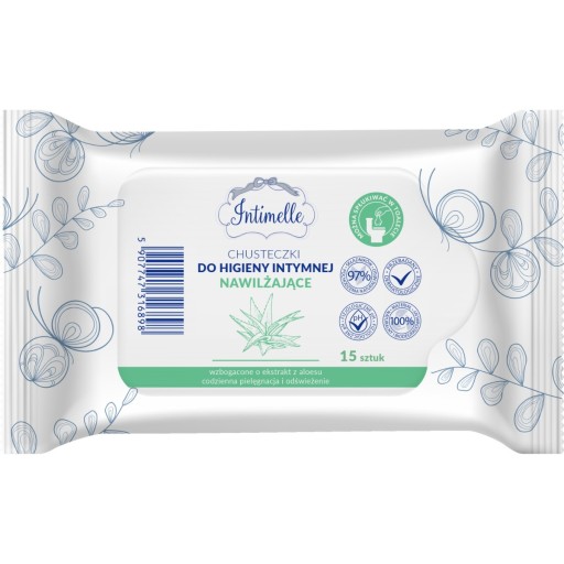 Utierky na intímnu hygienu Intimelle 15 ks.