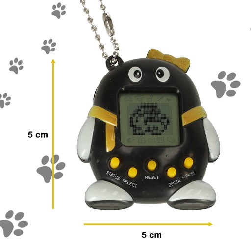 Hračka Tamagotchi, elektronická hra pre domáce zvieratá, čierna