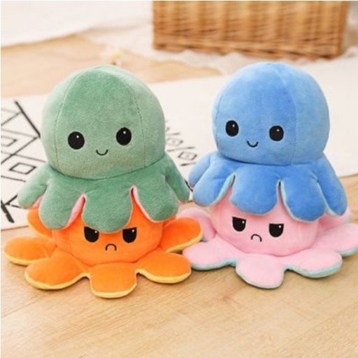 Octopus Octopussy maskot emócie