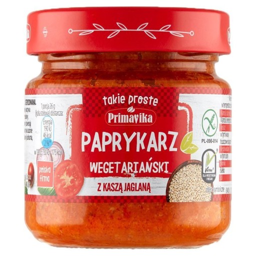 VEGÁNSKE PAPRICE S PROSOM, BEZLEPKOVÉ 160 g - PRIMAVIKA PRIMAVIKA