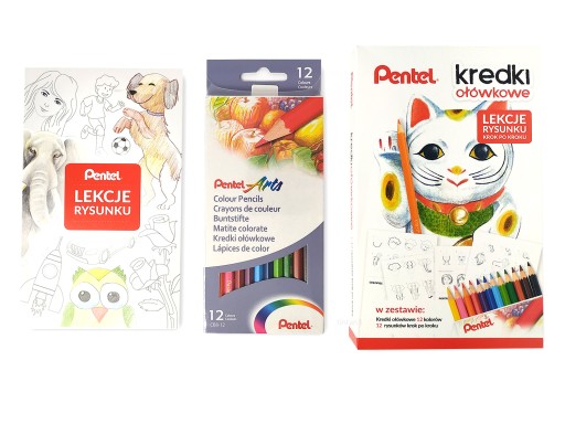 Sada pasteliek CB8-12 + LEKCIE KRESLENIA