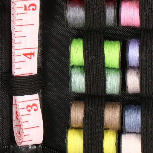SADA NA KRAJČÍRSTVO ŠIJACIE NÁSTROJE XL POUZDRO NIŤ 70 ks VEĽKÁ NIT + IHLA