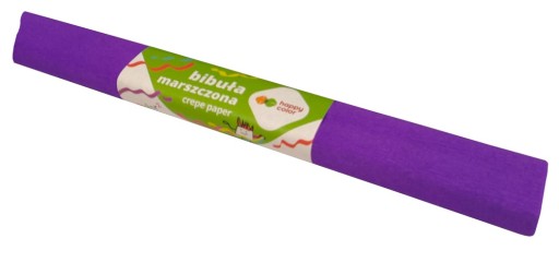 Krimpovaný hodvábny papier Farba BERRY č. 63 HAPPY COLOR 1 ks.