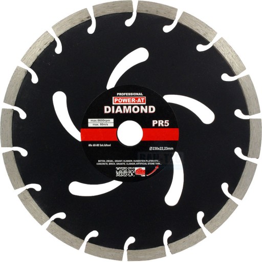 POWER-AT DIAMANTOVÝ KOTÚČ NA REZANIE BETÓNOVEJ KOCKY 230