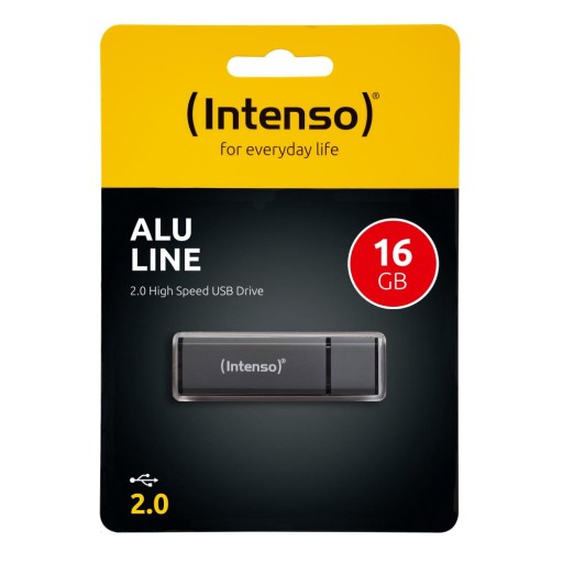 Intenso Alu Line USB 2.0 16Gb čierny (3521471)