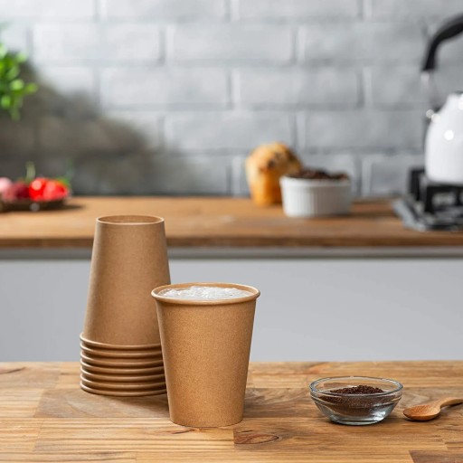 ECO KRAFT KÁVOVÉ PAPIEROVÉ ŠÁLKY 300ML 50KS