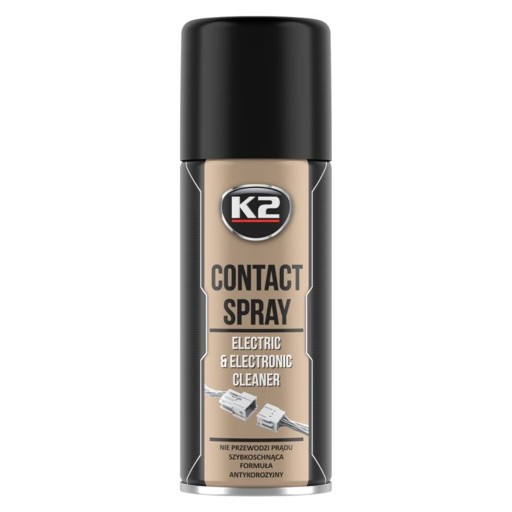 Sprej na čistenie drôtov a kontaktov elektrických častí K2 KONTAKT 400ml