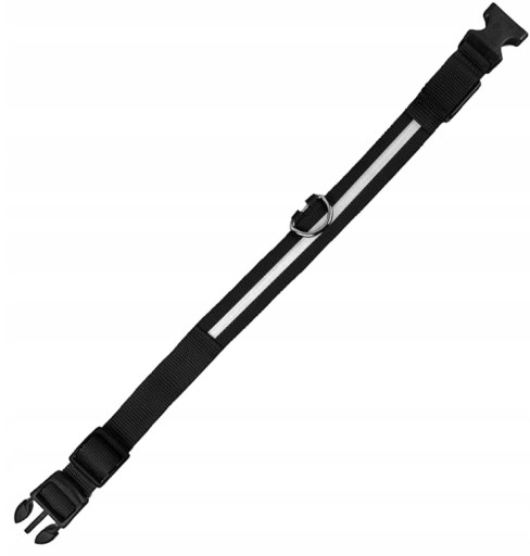 Obojok pre mačky 45 cm svietiaci LED pásik Silný nastaviteľný nylon M/L