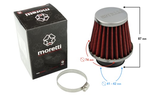 Bashan Quad, ATV Vzduchový filter kužeľ fi 42 mm 250