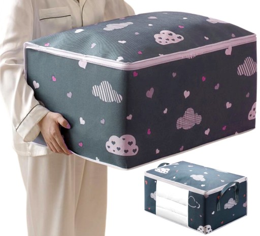 Veľký organizér Cover Box Box na posteľnú bielizeň, oblečenie, deku, XL do šatníka
