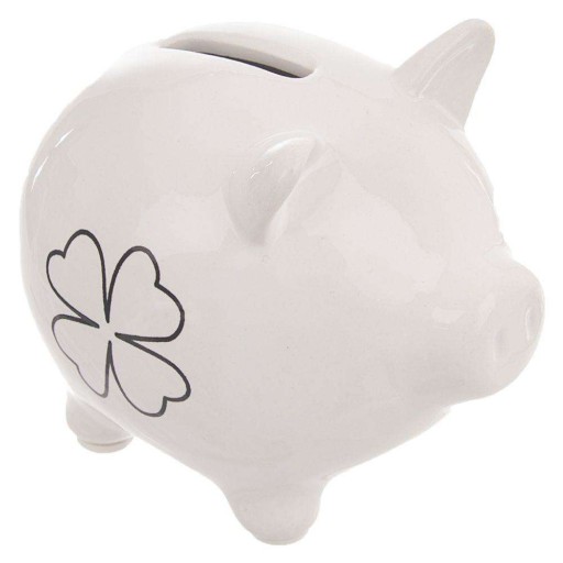 Keramické prasiatko PIG ďatelina 10 cm