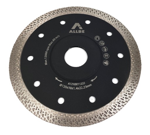 DIAMANTOVÝ DISK PRE ŽULU 125X1,4X10X22,23MM