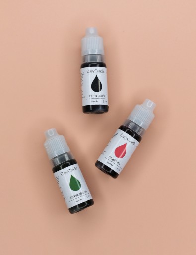 Tekuté parafínové farbivo na sviečky 10 ml EXTRA ČIERNA čierna