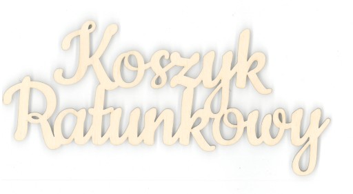 Drevený nápis Rescue Basket pre mladý pár