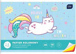 ŠKOLSKÝ PAPIER, OZDOBNÝ PAPIEROVÝ BLOK