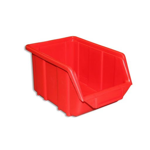 Červená skladovacia nádoba 160x250x129mm 35531C