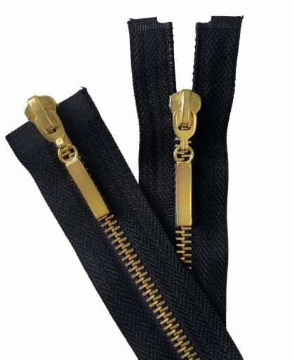 Zips KOVOVÝ OBOJCESTNÝ 65 cm ZLATÝ 1 ks.