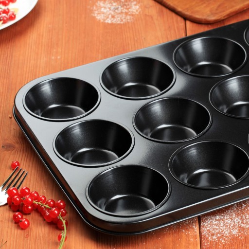 FORMA NA MUFFINY, formy na pečenie, plech na muffiny, 12x plech na muffiny
