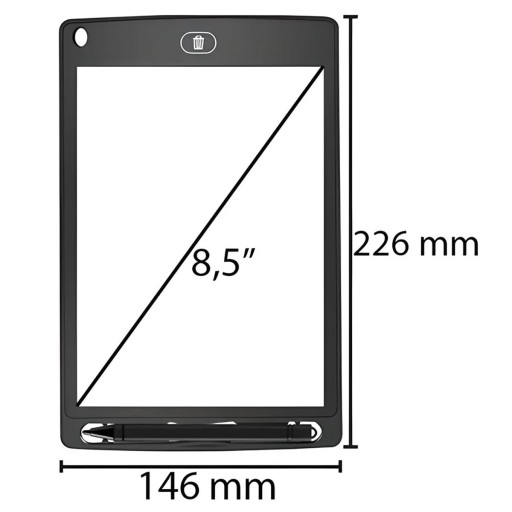 GRAFICKÝ TABLET NA KRESLENIE, PÍSANIE, OBRAZOVKU, TABUĽKA LCD, 8,5 PALCA, TENKÁ