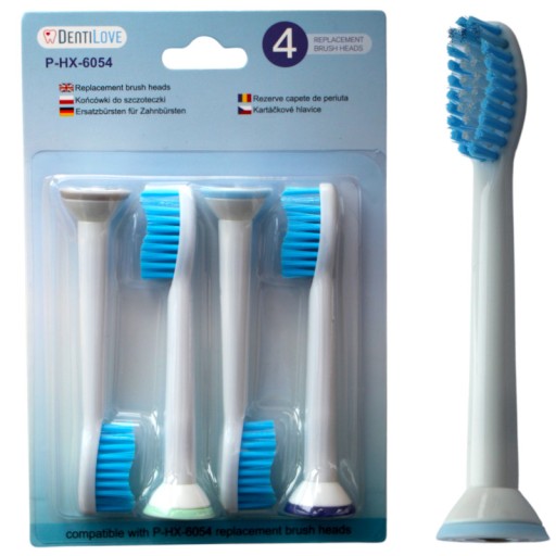 Hlavy zubnej kefky Philips Sensitive HX6054 4 kusy - náhrada