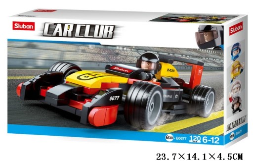 SLUBAN BLOCKS GOKART RACING AUTA FORMULE 1 F1