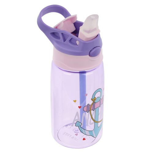FĽAŠA SO SLAMIČKOU S HLADKOU PRE DETI 480 ml