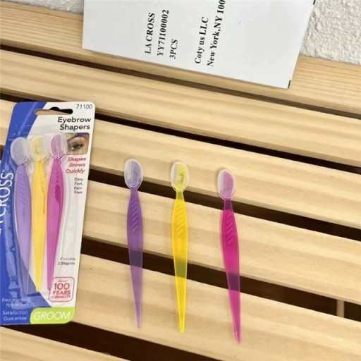 Štetce na zastrihávanie obočia, 3 kusy