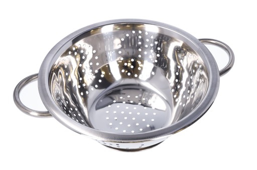 CEDNÍK, NEREZOVÝ CEDNÍK, KUCHYNSKÝ SITOK, PRIEMER 24CM, KLASICKÝ, PEVNÝ