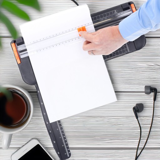 GILOTÍNOVÁ rezačka na papier, orezávačka, presné rezanie, vymeniteľná čepeľ A4