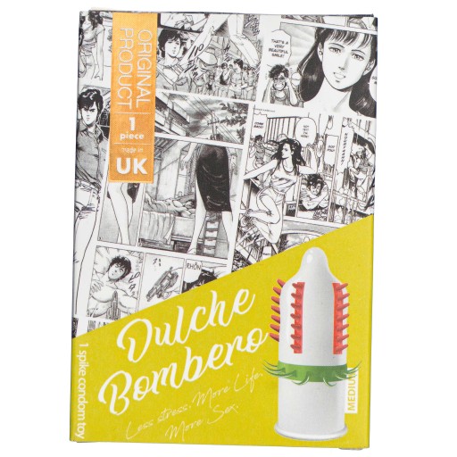 Exo Dulce Bombero kondóm s cvočkami Medium Spikes Stimulation 1 ks