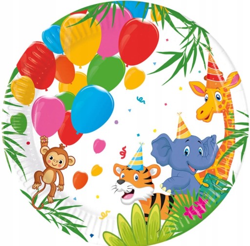 Safari Animals taniere 20 cm 8 kusov Narodeninové