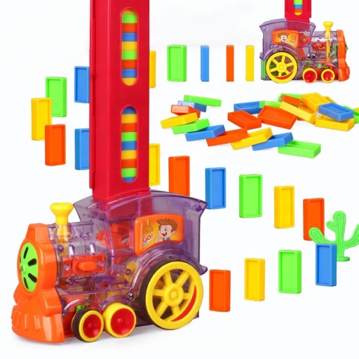 RADY LOKOMOTÍV VLAKOV SLEDUJÚCE DOMINO BLOKY