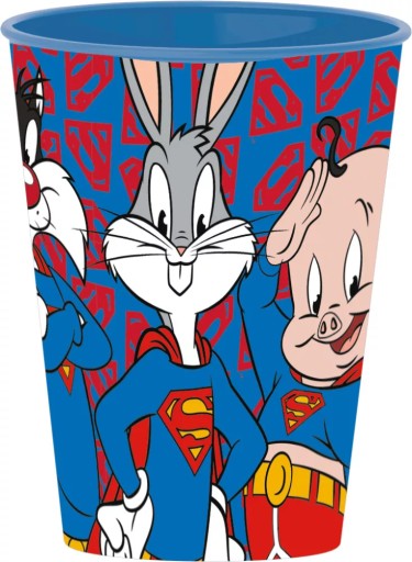 Plastový pohár 260ml WARNER 100 LOONEY TUNES SUPERMAN