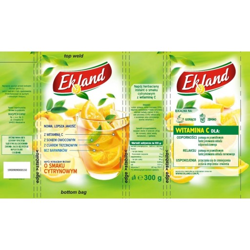 EKLANDSKÝ CITRÓNOVÝ ČAJOVÝ NÁPOJ 300G ..