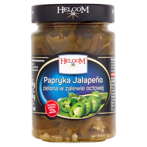 Zelené papriky Helcom Jalapeno v octovej marináde