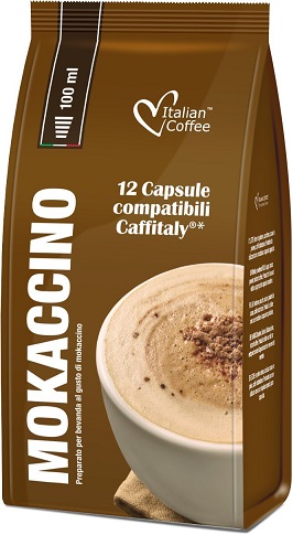Talianska káva MOKACCINO|čiapky. Caffitaly systém
