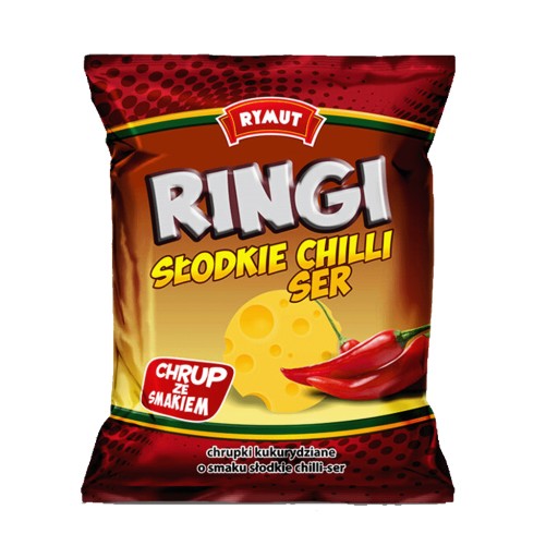 Rymut Corn Crispy Rings Sladký chilli syr 20g