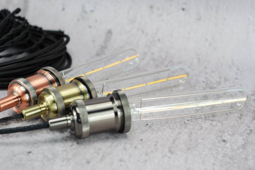 Dekoratívna podlhovastá LED žiarovka cencúľ žiarovka loft retro pavúk lampa DIY
