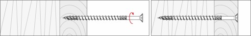 Skrutky do dreva 4x30 mm 500 ks TORX kužeľové Klimas WKCS