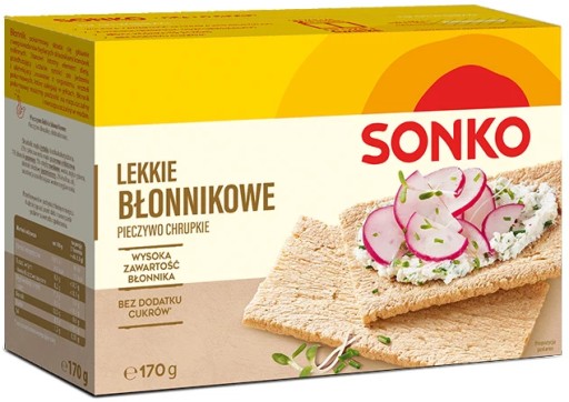 Chlieb Sonko z ľahkých vlákien 170 g x2