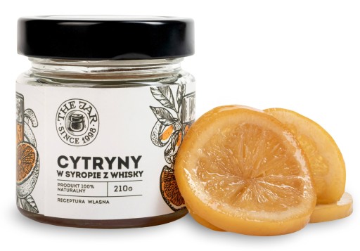 Citróny vo whisky sirupe 210g THE JAR