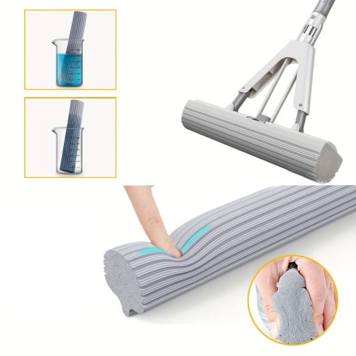 VLOŽTE NÁHRADNÚ HUBKU PRE AUTOMATICKÝ VEĽKÝ MOP SUPER ABSORBENTNÝ SKLADACÍ MÄKKÝ